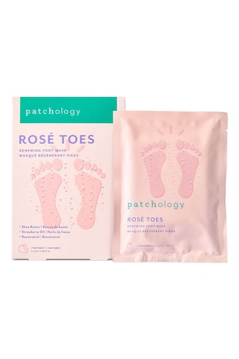 Patchology Rosé Toes Renewing Foot Mask (K71522) | £10