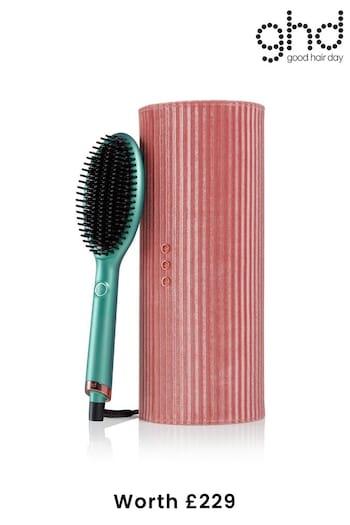 ghd Glide Limited Edition Hot Brush Gift Set in Jade worth £229 (K71653) | £169
