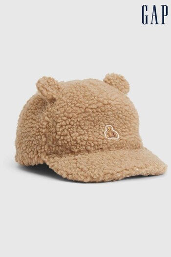 Gap Brown Sherpa Baseball Hat (K71661) | £15