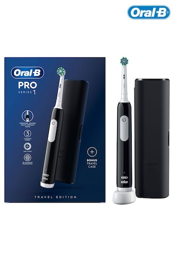 Oral-B Pro Series 1 Black Electric Toothbrush, Designed By Braun (K71690) | £35