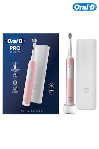 Oral-B Pro Series 1 Pink Electric Toothbrush, Designed By Braun (K71691) | £35