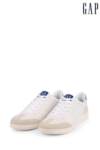 Gap White Seattle Low Top Trainers (K71730) | £70