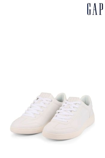 Gap White Seattle Low Top Trainers (K71783) | £65