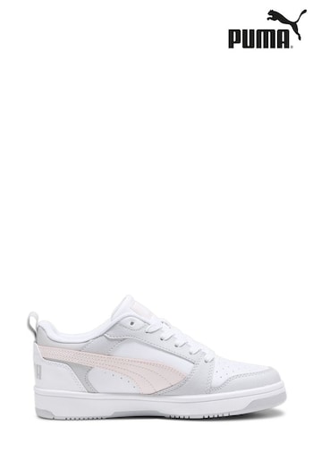 Puma available White Rebound V6 Lo Youth Trainers (K72213) | £45