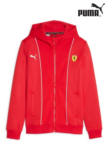 Puma Red Scuderia Ferrari Race HDD Youth Sweat Jacket (K72283) | £70