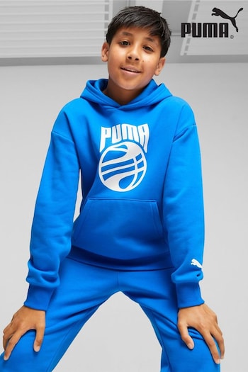 Puma Blue Posterize Basketball Hoodie (K72331) | £45
