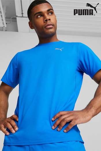 Puma Blue Cloudspun Mens Running T-Shirt (K72335) | £38