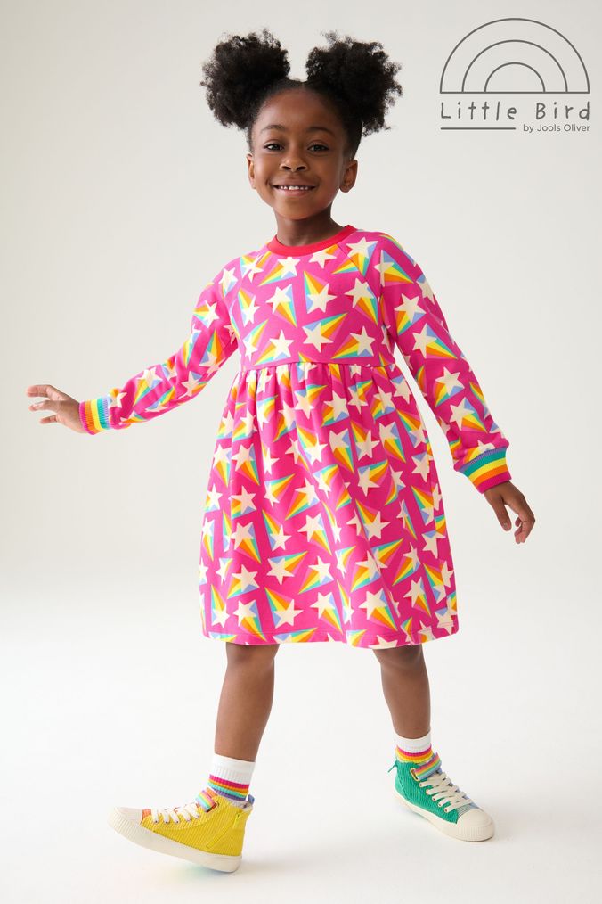 Buy Newborn Unisex Older Girls Pink Jumper Dress Online Next UK