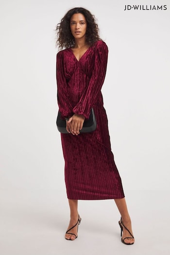 Jd Williams Red Satin Wrap Dress (K72627) | £50
