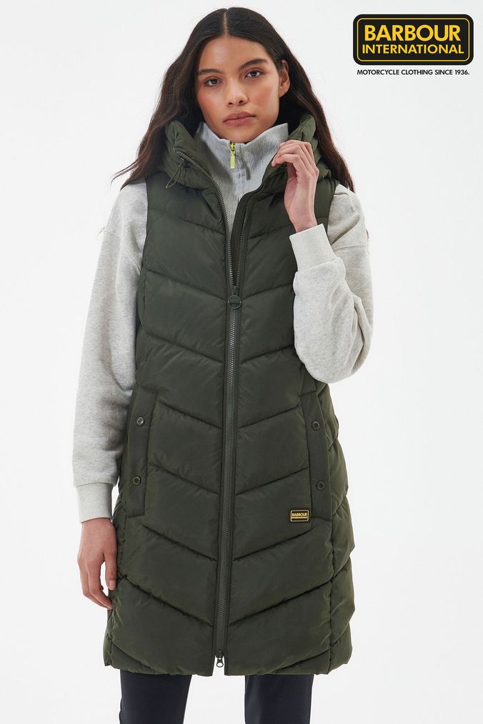 Women's barbour international victory gilet top