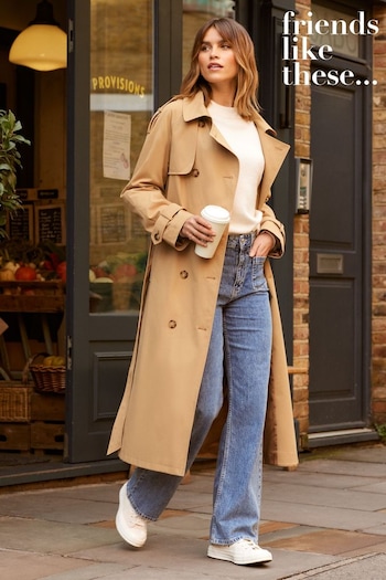 New: Conservatory Furniture Camel Longline Trench Coat (K72698) | £66