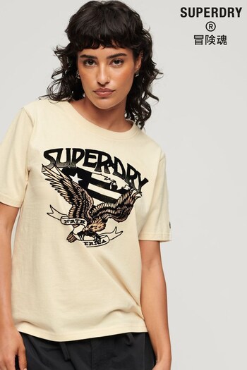 Superdry Nude 70s Lo-Fi Graphic Band T-Shirt (K73139) | £30
