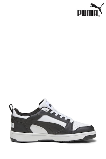 Puma available White Rebound V6 Lo Youth Trainers (K73204) | £45