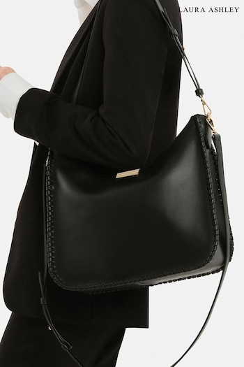 Laura Ashley Black Medium Shoulder Bag (K73264) | £112