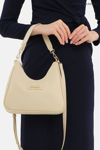 Laura Ashley Cream Small Shoulder Bag (K73276) | £95