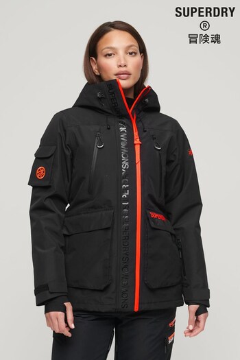 Superdry Black Ultimate Rescue Ski Jacket (K73341) | £275