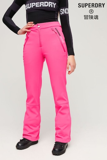 Superdry Pink Ski Softshell Slim Trousers (K73347) | £150