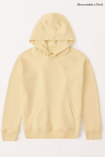 Abercrombie & Fitch Yellow Essential Relaxed Fit Hoodie (K73369) | £39
