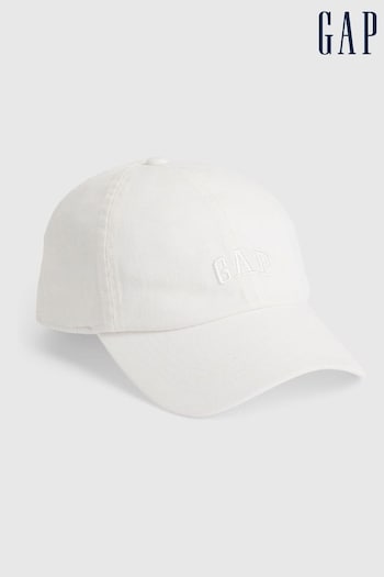 Gap White Logo Baseball Hat (K73389) | £15
