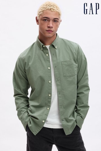 Gap Green Regular Fit Oxford Shirt (K73453) | £35