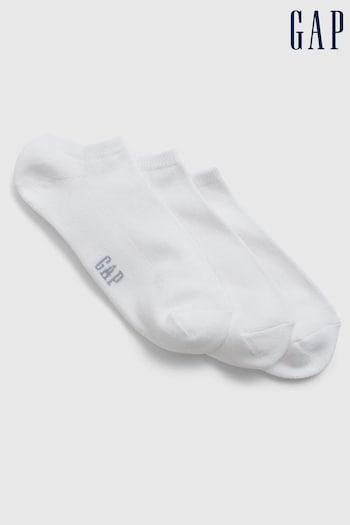 Gap White Basic Ankle Socks (3-Pack) (K73491) | £10