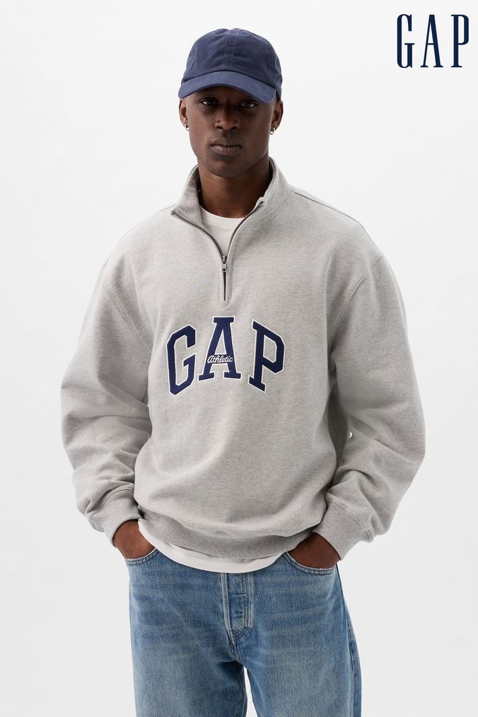 Buy Men s Gap Grey Sweatshirtsandhoodies Online Next UK