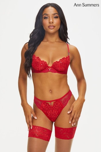 Ann Summers Red The Icon Sequin Brazilian Knickers (K73525) | £16