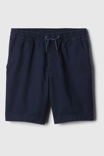 Gap Navy Blue Cotton Twill Easy Pull On Short (4-13yrs) (K73626) | £18