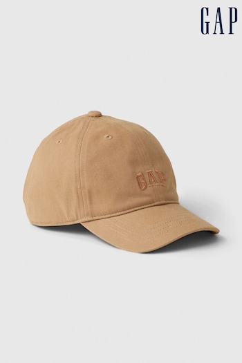 Gap Brown Logo Arch Baseball Hat (K73652) | £10