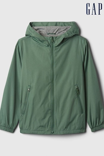 Gap Green Water Resistant Jersey-Lined Windbuster (K73656) | £30