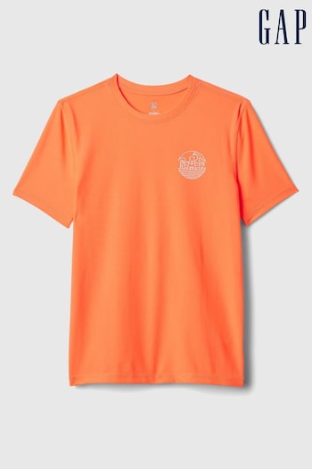 Gap Orange Short Sleeve Rash Vest (4-13yrs) (K73680) | £18