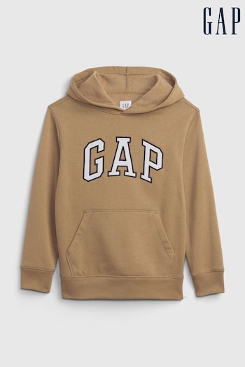 Gap Brown Logo Hoodie (4-13yrs) (K73684) | £20