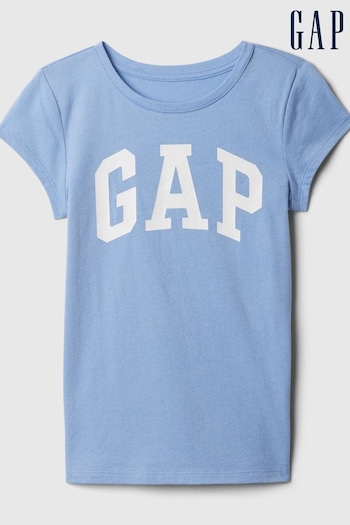 Gap Blue Logo Short Sleeve Crew Neck T-Shirt (4-13yrs) (K73791) | £10