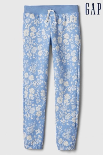 Gap Yellow Floral Graphic Print Pull On Joggers (4-13yrs) (K73841) | £18