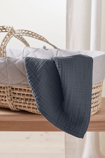Bedfolk Blue Cuddle Blanket (K73883) | £35