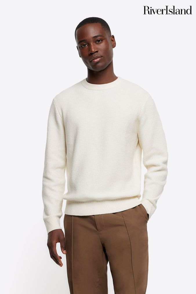 Buy Men s Round Neck Knitwear Online Next UK