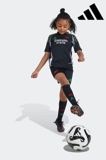 adidas Black Kids Arsenal 24/25 Away Mini Kit (K74250) | £50