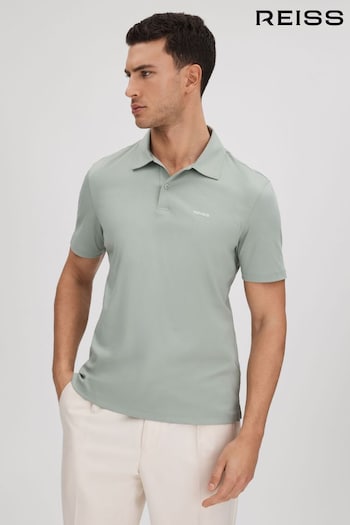Reiss Sage Owens Slim Fit Cotton Polo Shirt (K74366) | £68