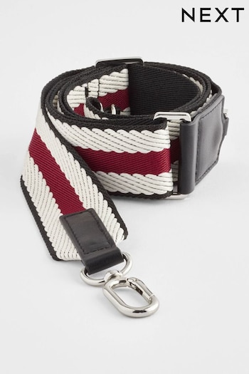 Black/Red Stripe Bag Strap (K74447) | £10