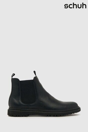 Schuh Black David Chelsea Czarny Boots (K74456) | £50