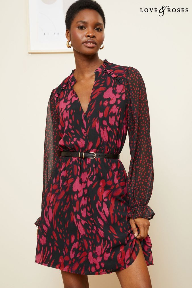 Buy Women s V Neck Petite Dresses Red Online Next UK