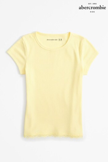 Abercrombie & Fitch Yellow Short Sleeve T-Shirt (K74466) | £15