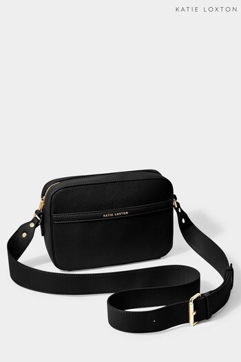 Katie Loxton Black Cleo Crossbody Bag (K74505) | £45