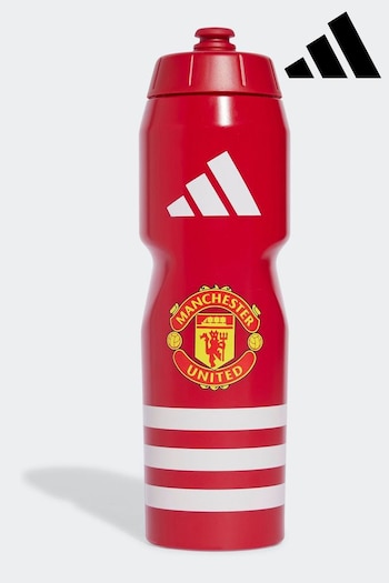 adidas Red/White Manchester United Water Bottle (K74733) | £10