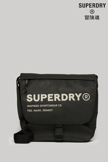 Superdry Black Messenger Bag (K74837) | £50