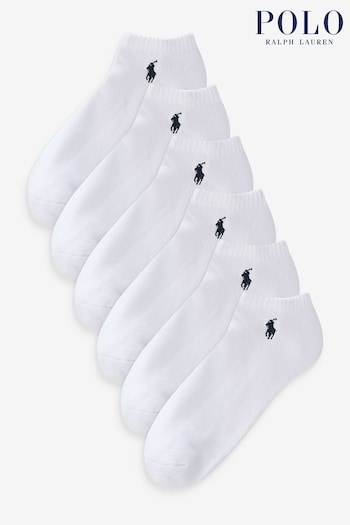Polo Ralph Lauren Cushioned Low-Cut-Socks 6-Pack (K74921) | £35