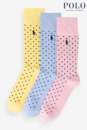 Polo Ralph Lauren Stripe Socks 3-Pack (K74942) | £30