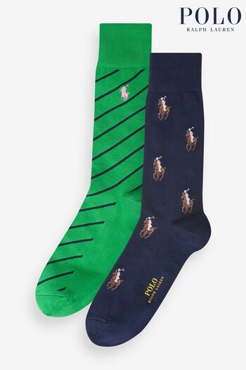 Polo Ralph Lauren Socks 2-Pack (K74948) | £25