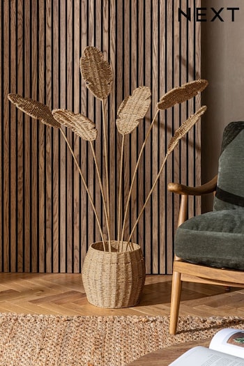 Natural Extra Large Woven Plant Ornament (K74958) | £75