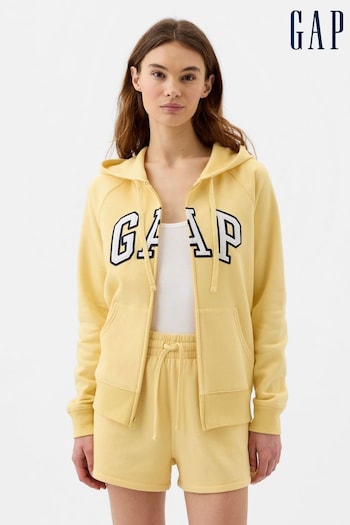 Gap Yellow Logo Zip Up Hoodie (K74972) | £35